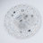 Dimmable 12.8"W Hand-Woven Drum Flush Mount