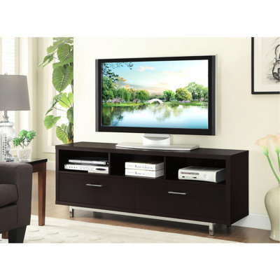 Meuble télé 60 po avec rangement Cappuccino