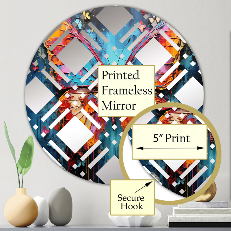 Anir Circle Mirror, 23.6" x 23.6"