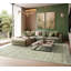 Tapis unique vert de 9 pi 9 po x 13 pi 8 po