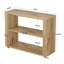 31.5'' Narrow End Table with 2-Tier Shelves-1413334152