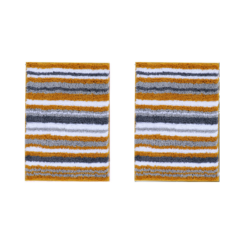 Tapis touffeté à la machine Anjelique, Jaune