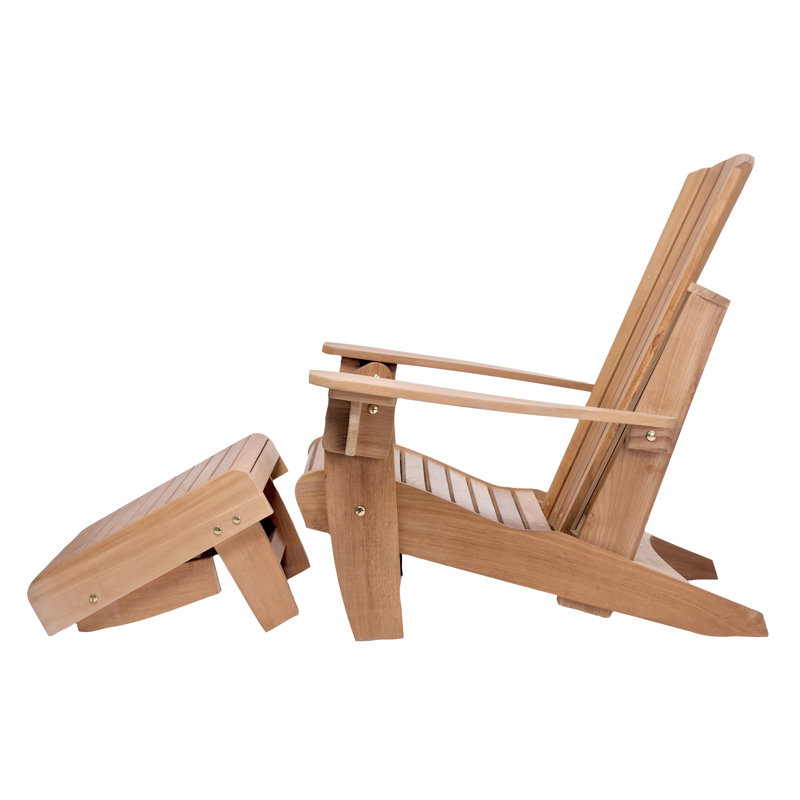 Chaise Adirondack pliante en teck Innaloo