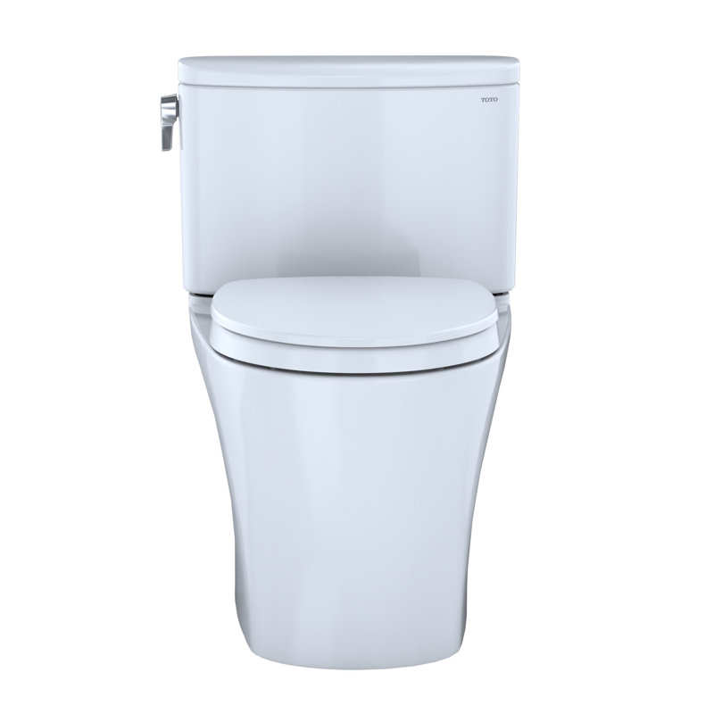 Aquia® IV Dual-Flush Elongated Two-Piece Toilet (Seat Included), Left, Cotton