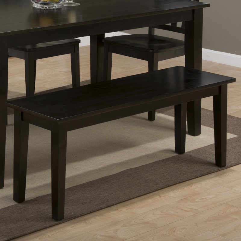 Brinson Solid Wood Bench, Espresso