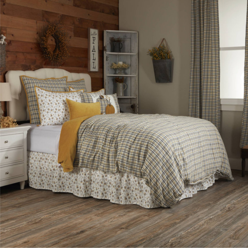Cotton Plaid Duvet Cover, Queen Duvet Cover