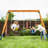 Wooden Swing Set with Swings