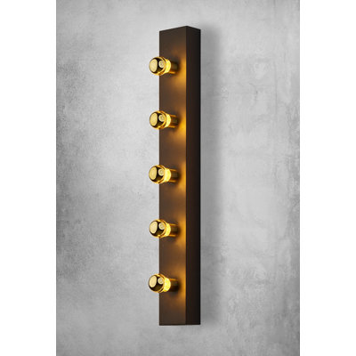 Phoenix Steel Flush Mounted Sconce