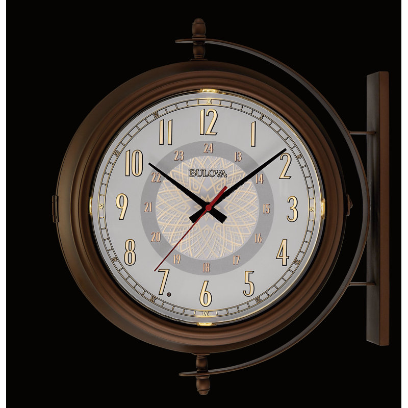 Town Crier Double-Sided Outdoor Wall Clock, C4350