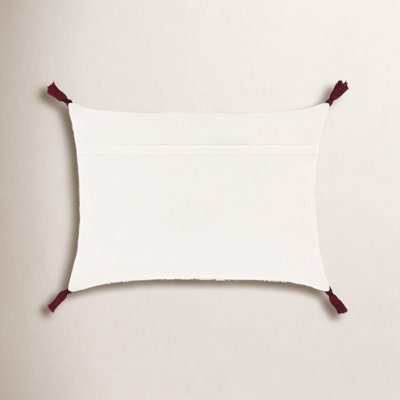 Gordon Tassels Cotton Blend Pillow Cover
