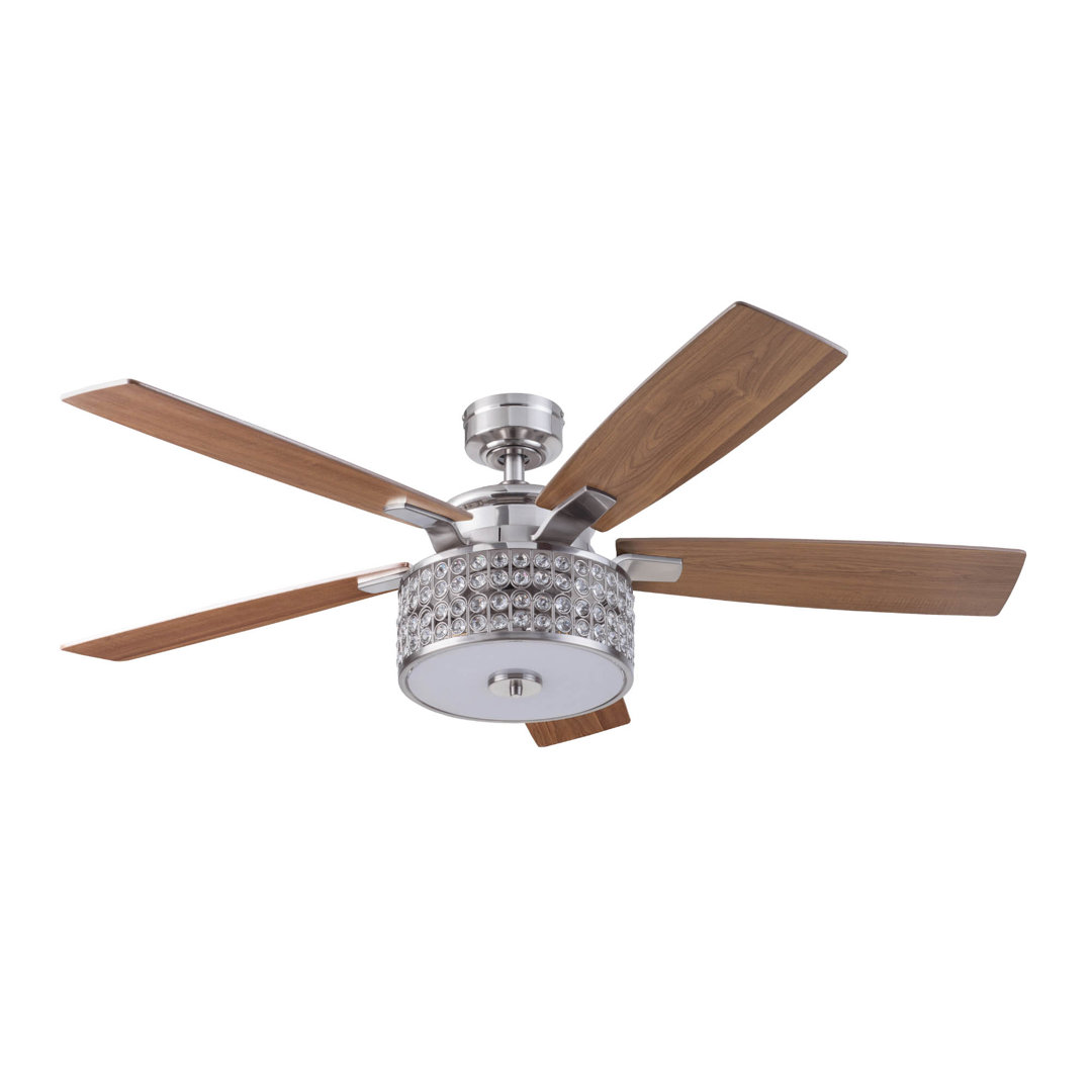 Lanissa 52'' Ceiling Fan with Light Kit and Remote Included Prominence Home