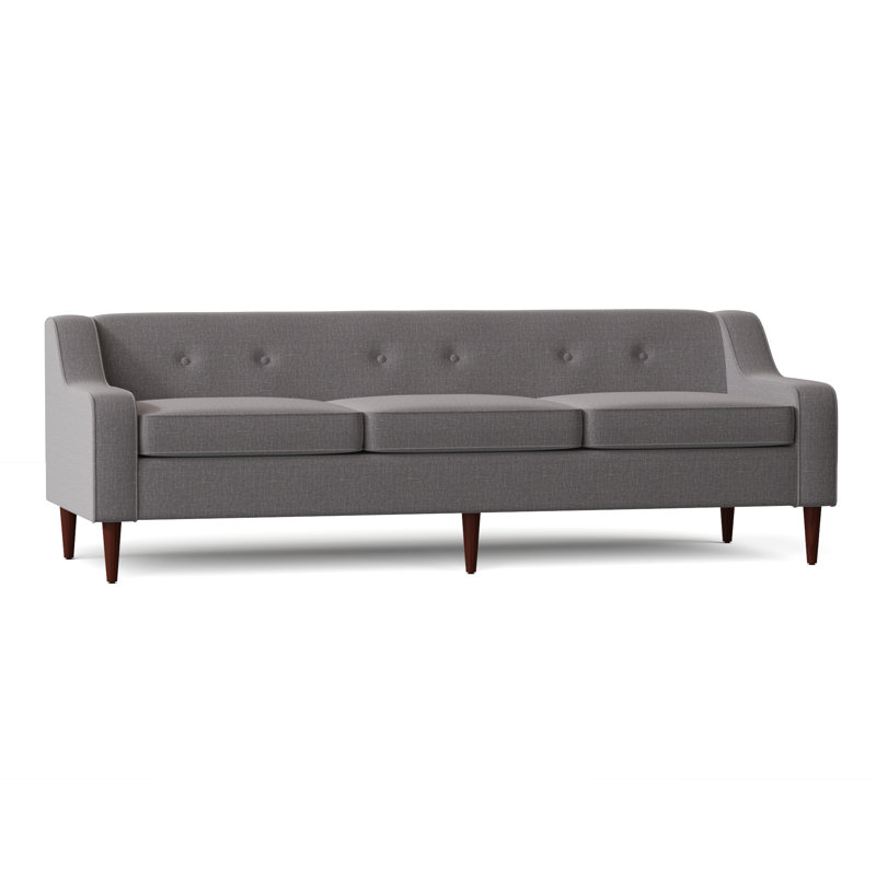 Flomaton Upholstered 88'' Sofa, Macarena Slate