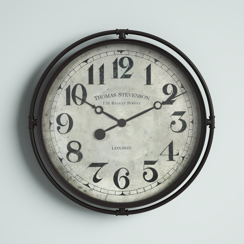 Zella Metal Wall Clock