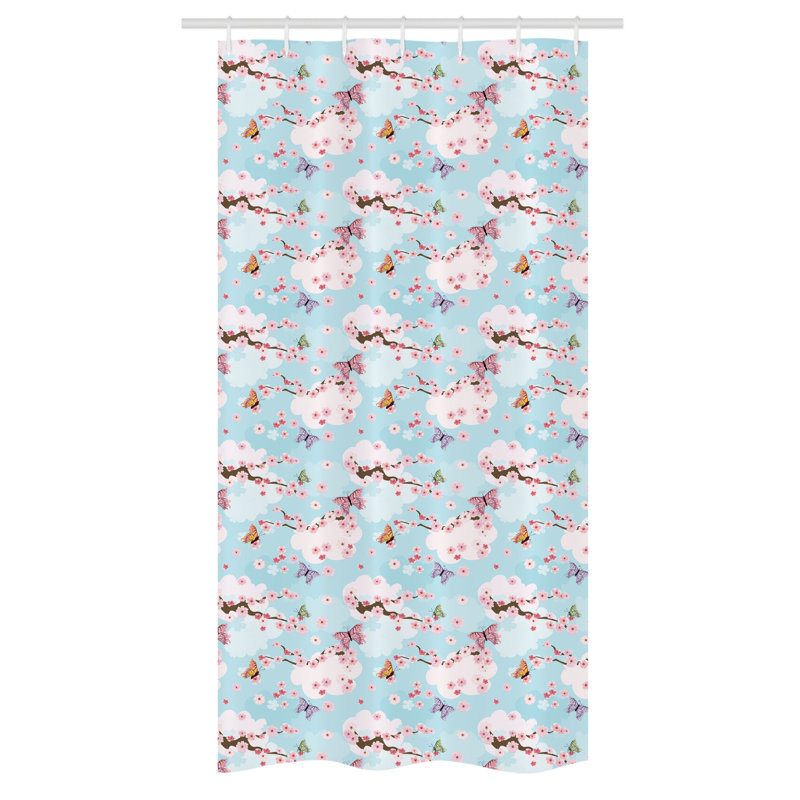 Shower Curtain with Hooks Included, 72" H x 36" W