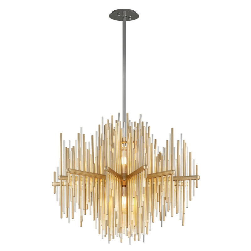 Lustre linéaire moderne à 2 lumières Theory
