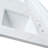 61" Carrara White Engineered Quartz Bathroom Vanity Top with Double Sink