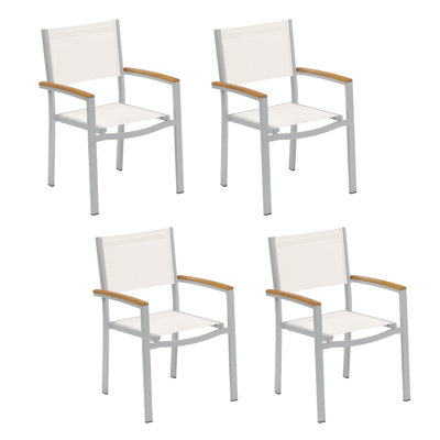Fauteuil de patio empilable Travira