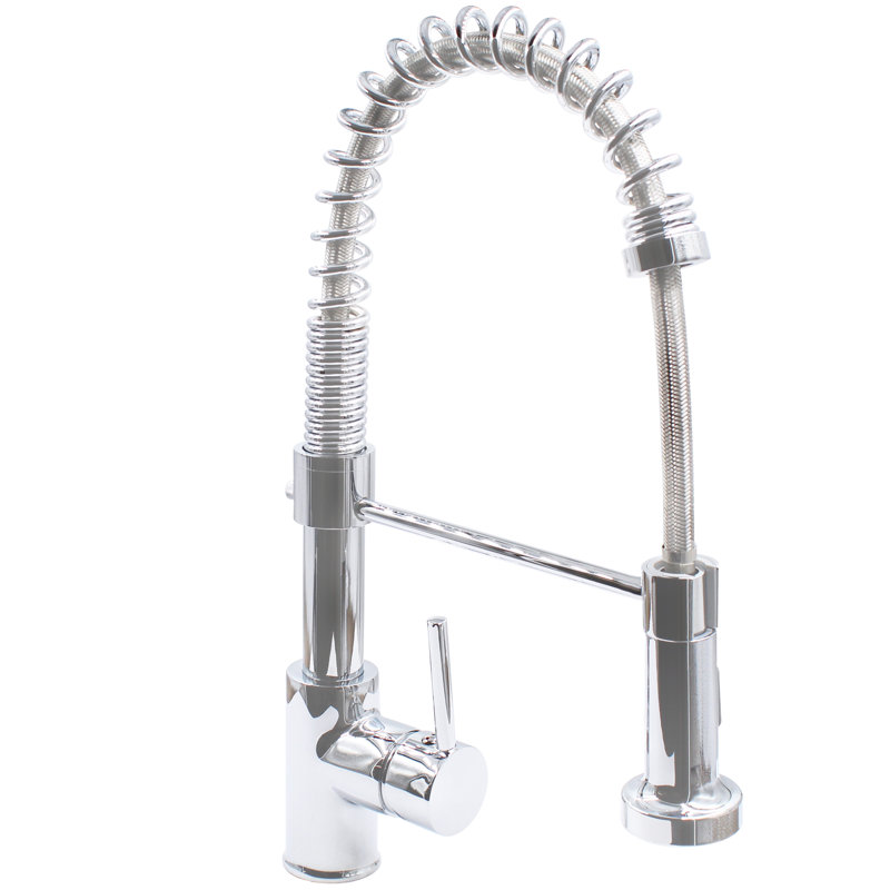 Topia Pull Down Kitchen Faucet, Chrome