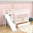 2 Drawers Twin Over Twin Bunk Bed With Storage Stair, Slide And Guardrails-1987659810