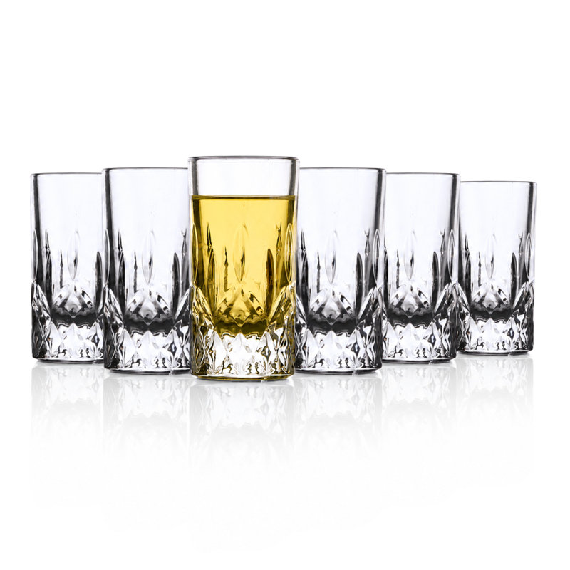 Crystal Cut Shot Glasses (1oz)