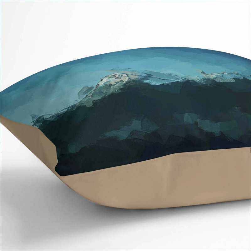 Square Throw Cushion, Stone, 40cm H x 40cm W x 15cm D