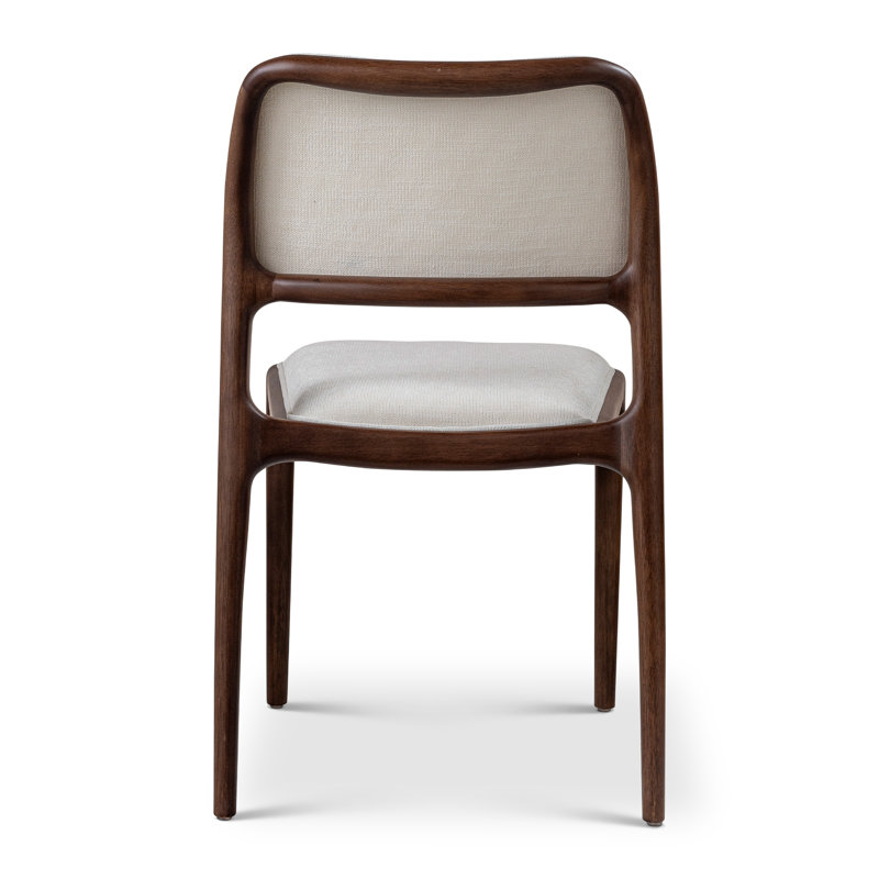 Chloe Upholstered Dining Chair, Nogal