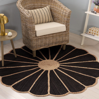 Tapis d'intérieur en jute tissé à plat Natural Fiber 384