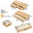 2 Packs Floating Nightstand With Drawer - Rustic Wood Floating Wall Mounted Drawers Floating Shelf With Drawer-42322803