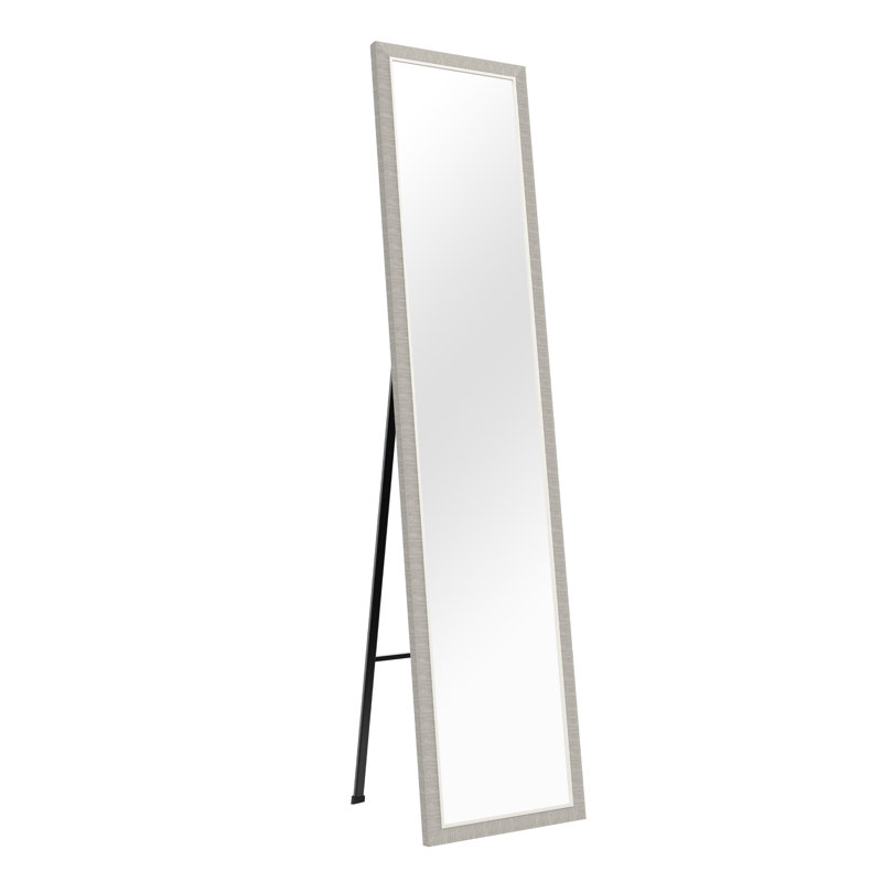 Rectangle Floor Mirror, Gray