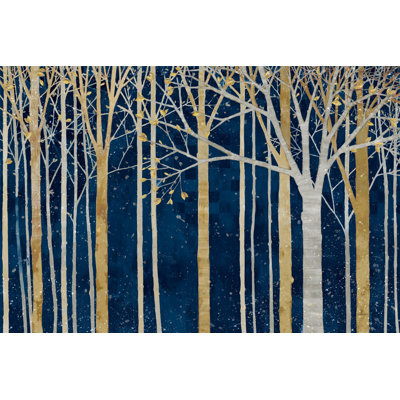 In Springtime Indigo by Kathrine Lovell - Wrapped Canvas Painting