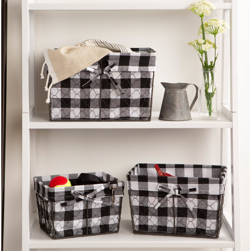 Gracie Oaks Colford Fabric Decorative Basket