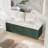 Melora 60" Wall-Mounted Modern Bathroom Vanity With Double Sink, Soft-Close Drawers, White Stone Countertop & LED Light-778674902