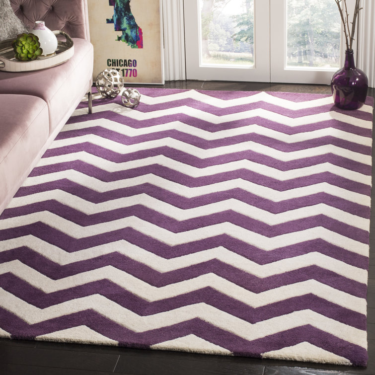 Highbury Chevron Wool Hand Woven Area Rug