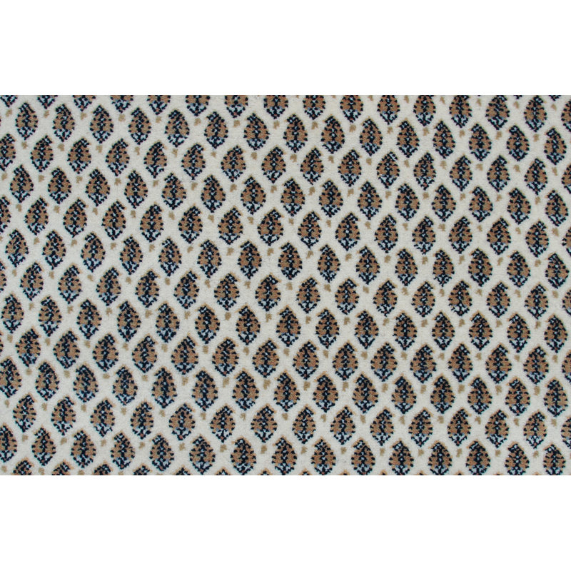 Indo Hand Woven Cotton and Wool Oriental Area Rug