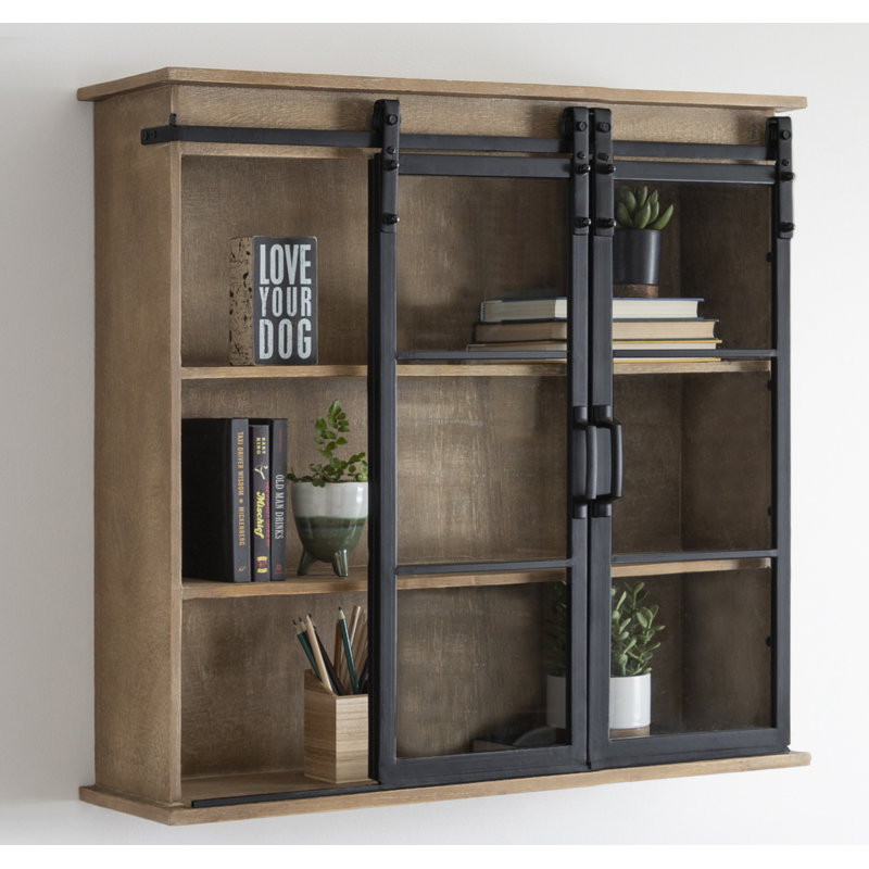 Menekse Accent Cabinet, Rustic Brown