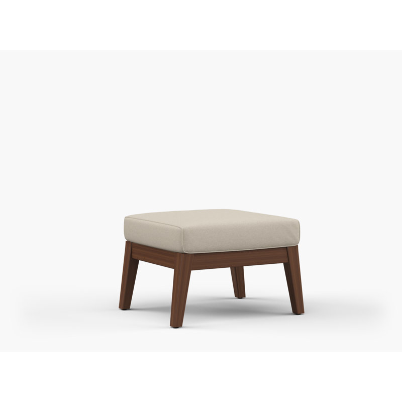 Sky Outdoor Ottoman, Premier Flax