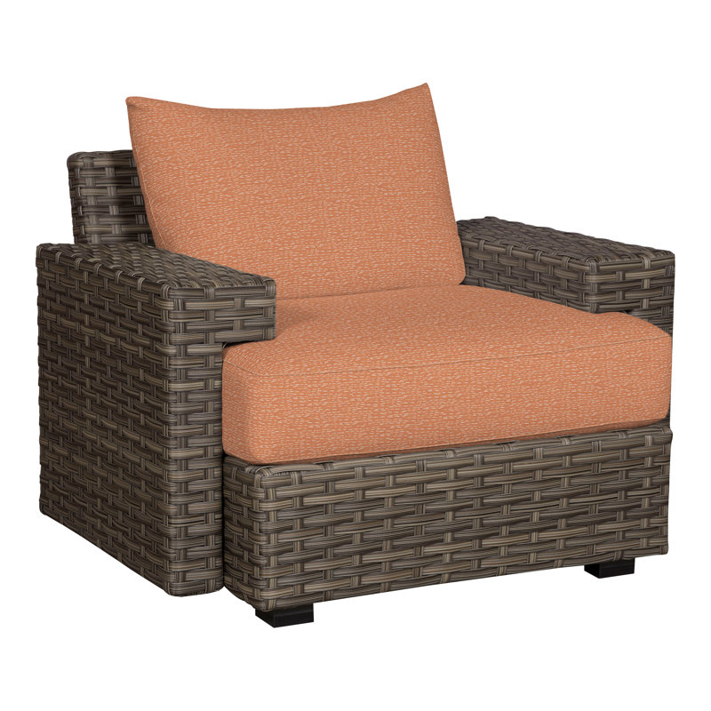 Townsend Outdoor Lounge Chair, Perigold Arigato Mango