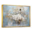Minimalisme dansant blanc et bleu sur toile-478016867-478016866