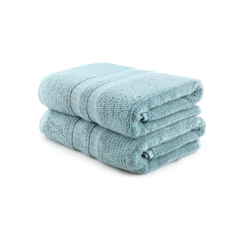 Luxurious Bath Towel Set (2 Pieces), Water Green, 29.5 x 59.1 inches | 60% Bamboo, 40% Cotton, 19.4 oz/yd² | Soft, Absorbent, and Machine Washable at 104°F | Perfect for Spa, Home, and Everyday Use