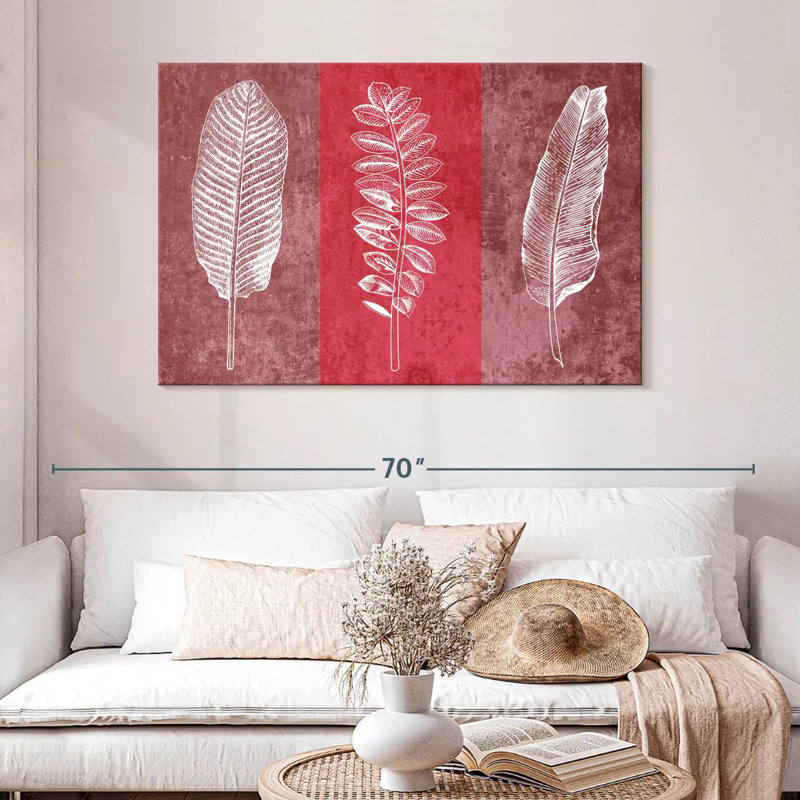 Harnek Leaf Imprints, 32" H x 48" W