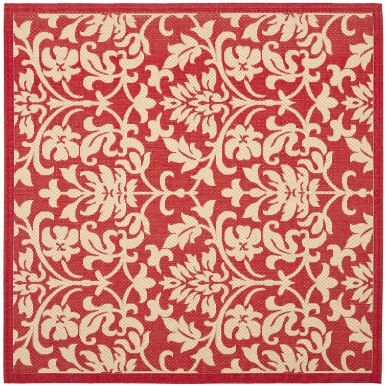 Galena Performance Damask Indoor/Outdoor Area Rug