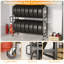 Support de rangement robuste et ajustable pour pneus - Support de rangement pour pneus à capacité de charge de 500 lb pour 8 pneus et plus, fabrication commerciale en acier