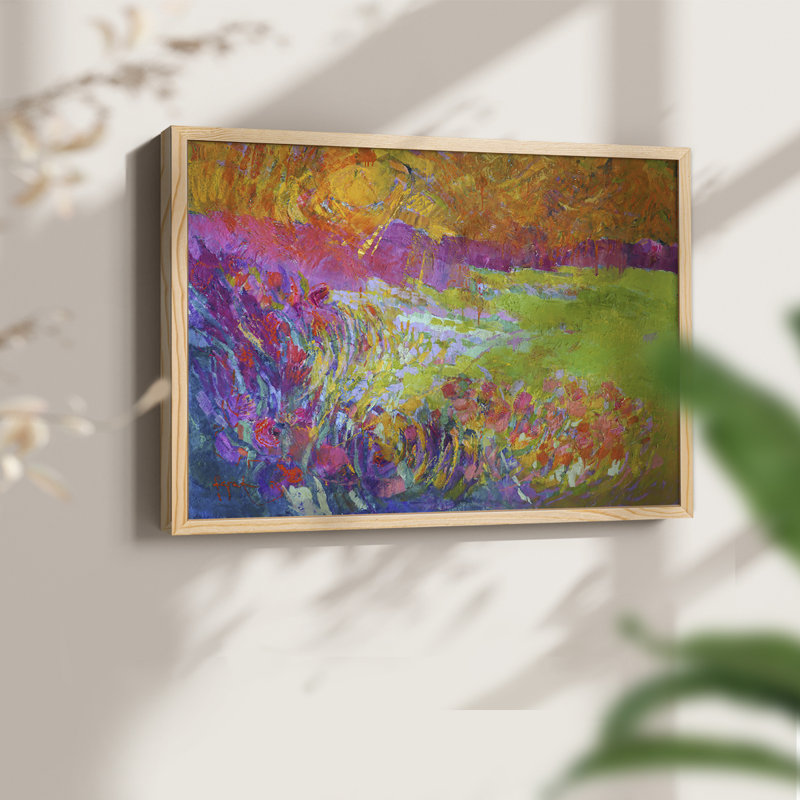 Meadowlands -Framed Print - Restickable, 8" H x 10" W, Natural