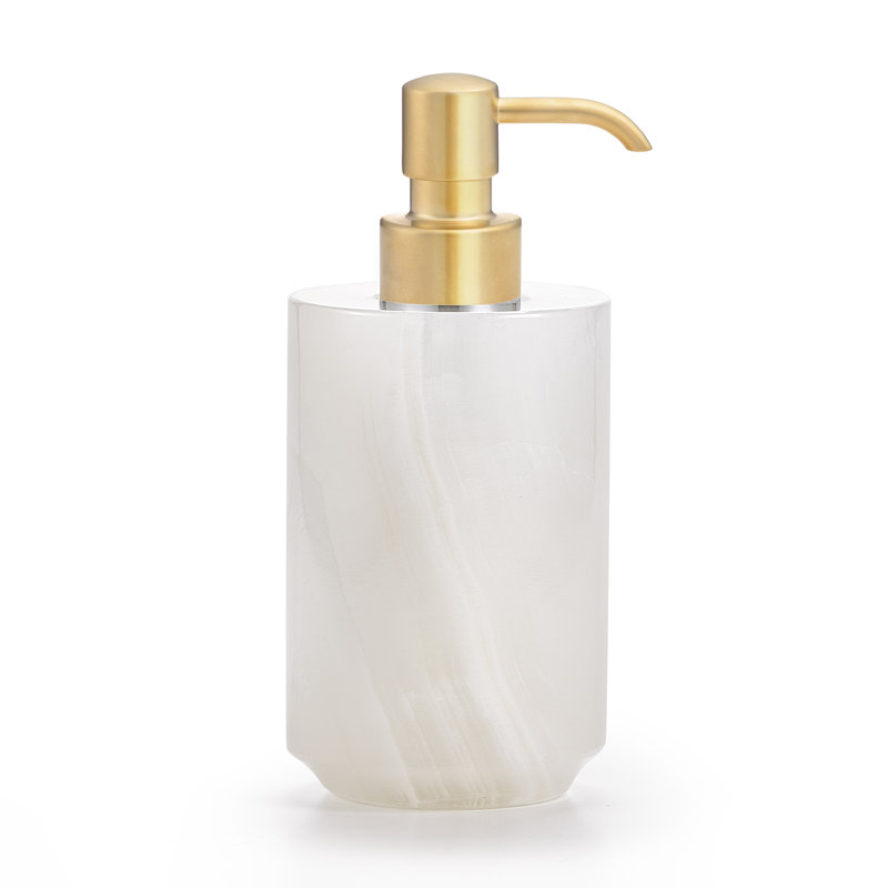 Distributeur de savon Hielo, Or satiné