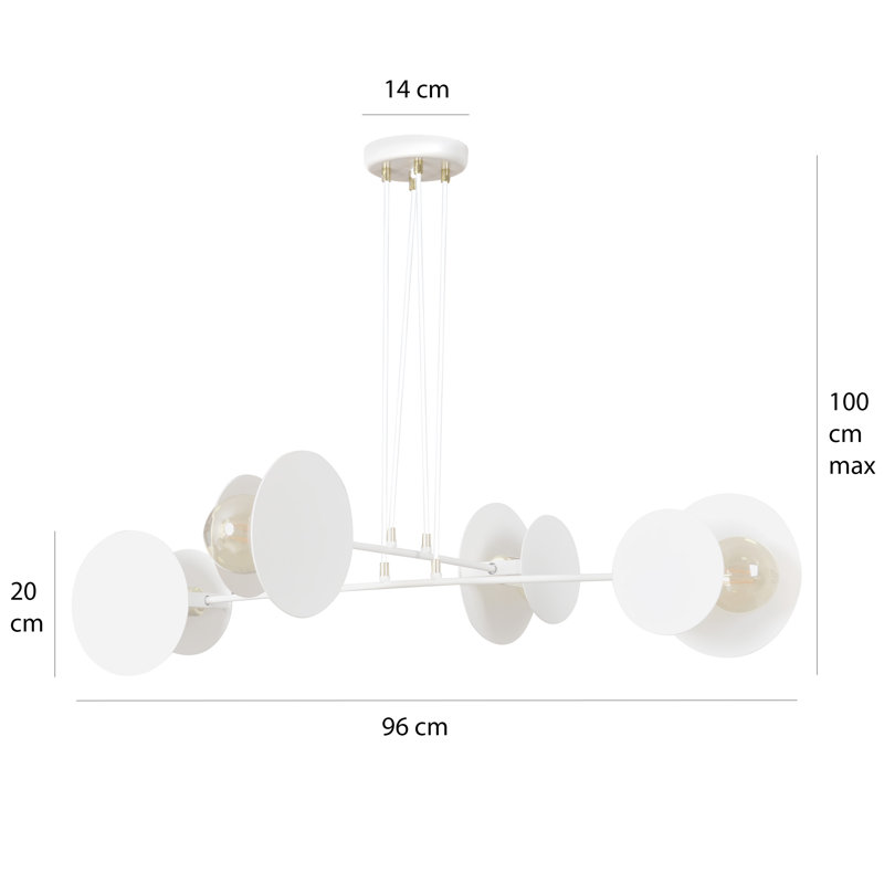 Murray 4 - Light Cluster Pendant, White