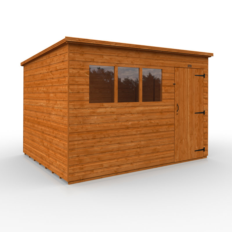 10x8w Tiger Shiplap Pent