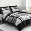 Luxury Double Brushed Microfiber Reversible Duvet Cover Set with Zipper Closure and Corner Ties-122515738