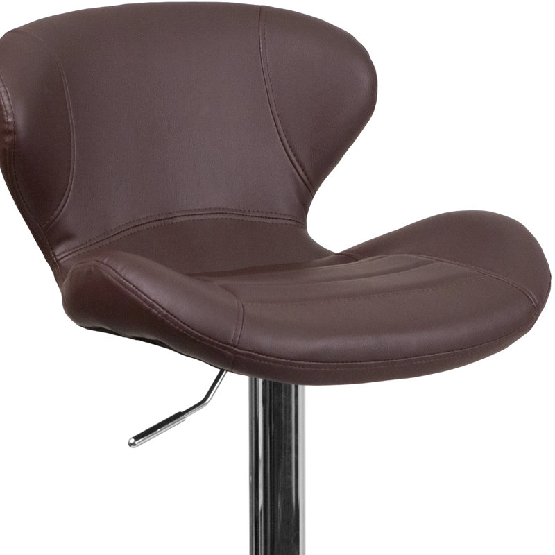 Tabouret de bar Oakgrove, Brun