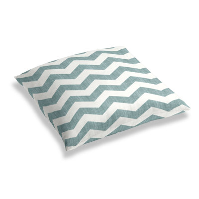 Live Wire Chevron Linen Reversible Throw Pillow