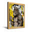 Animaux, gorille tenant un motif de fond graffiti de banane-263382146-263382145-263382149